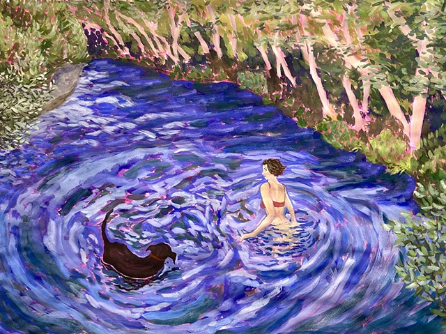 Swimming with Charlie