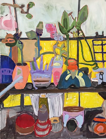Plants in a window
