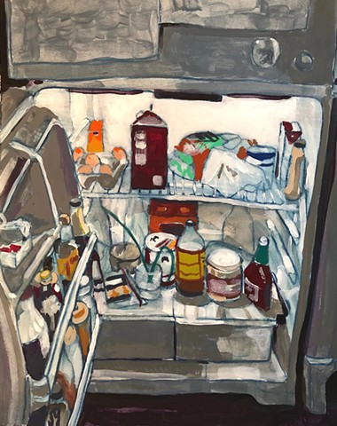 Fridge with vinegar