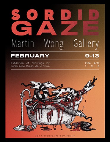 Sordid Gaze Exhibition Flyer