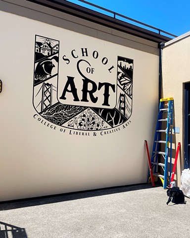 School of Art Sign at SFSU