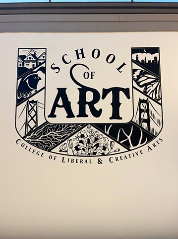 School of Art Sign at SFSU