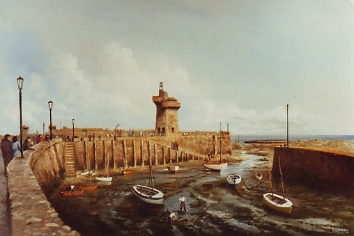 Lynmouth Harbor by Day