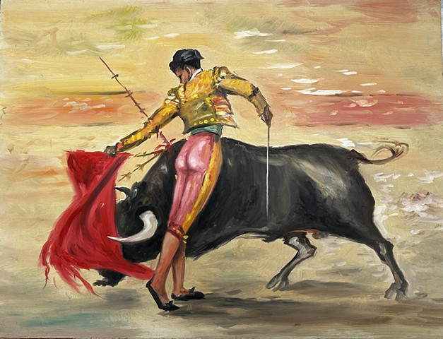 Bull Fight Sketch