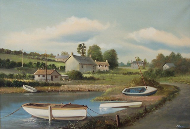 Village of Penpoll, Cornwall, England.