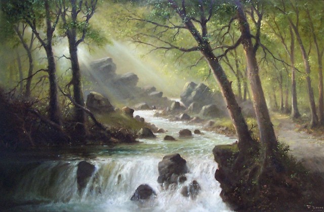 River Lynn, Exmoor NP., N. Devon. UK