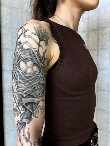 Bird Nest Tattoo