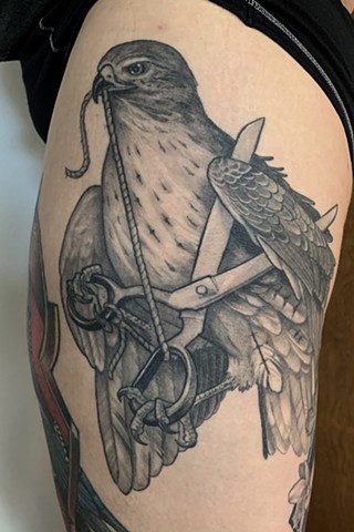 Hawk and Scissors
