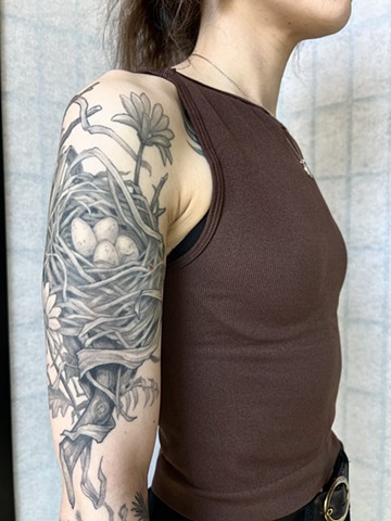 Bird Nest Tattoo