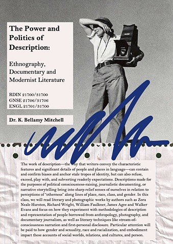 The Power and Politics of Description: Ethnography, Documentary and Modernist Literature