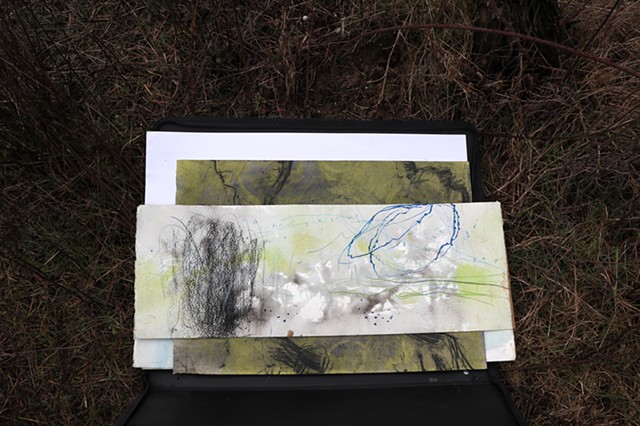 woman in a field