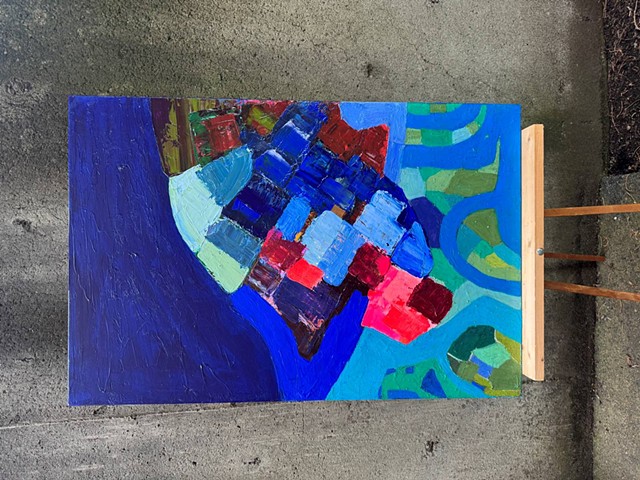 Painted Strata in Motion