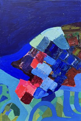 Blue Hue Salt Flat