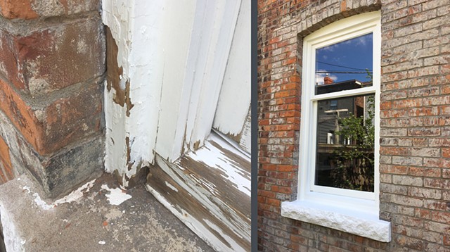 DAMAGED WINDOW