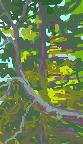 Stained Glass Branches