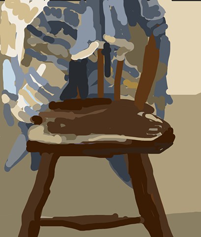 Goodwill Sweater on Chair