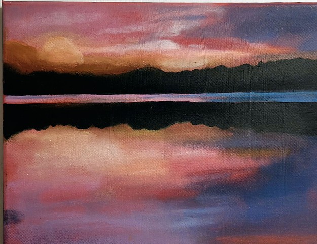 *Sunset on Mable Lake*