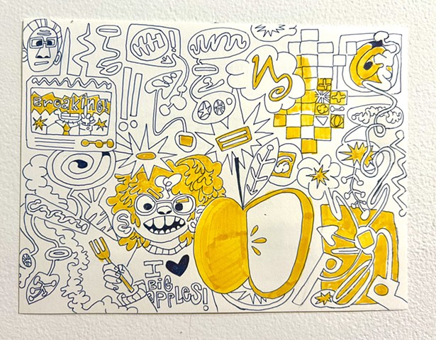 selected drawing from new york city