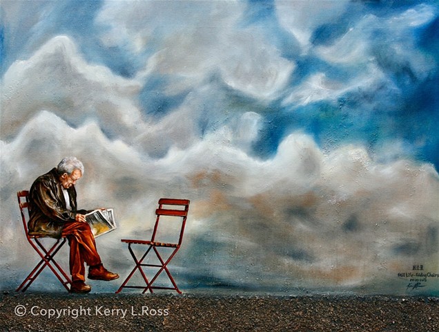 Still Life - Folding Chairs (SOLD)