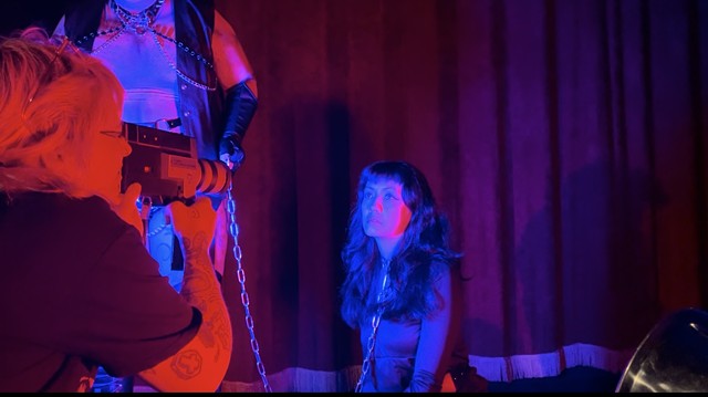Lisa's closeup ( Lo Sciocco BTS)