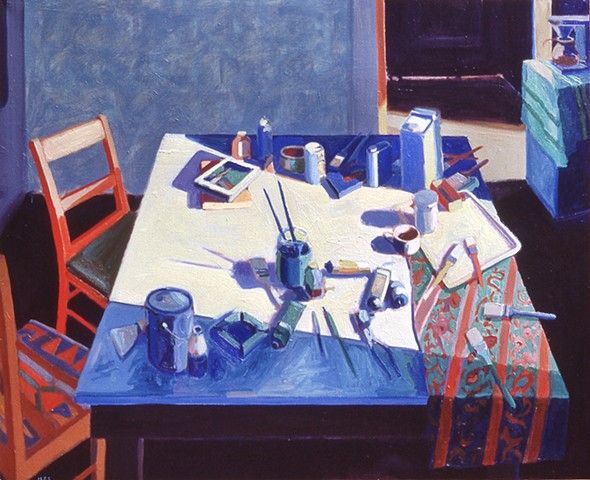 Studio Table - Slant of Pale Sunlight