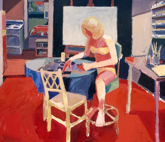 Girl at Table