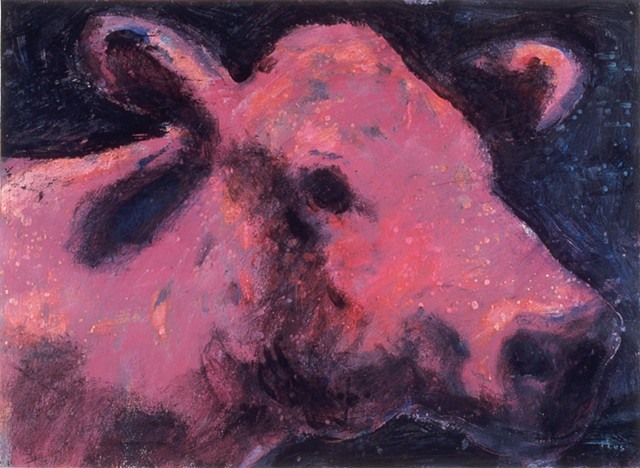 Cow in Pink