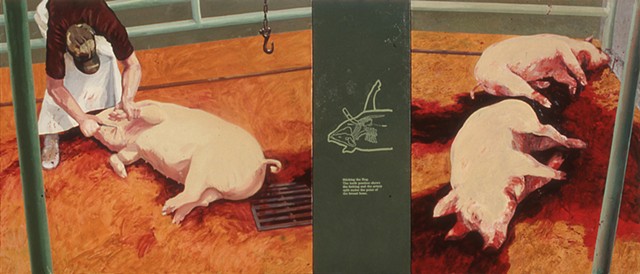 Sticking the Hog Triptych