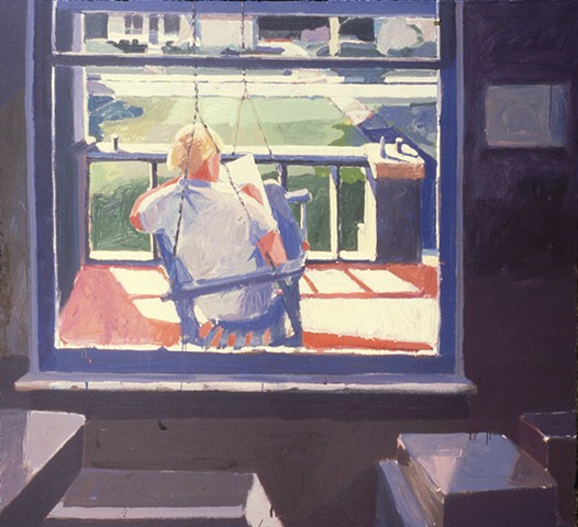 Girl Through Window