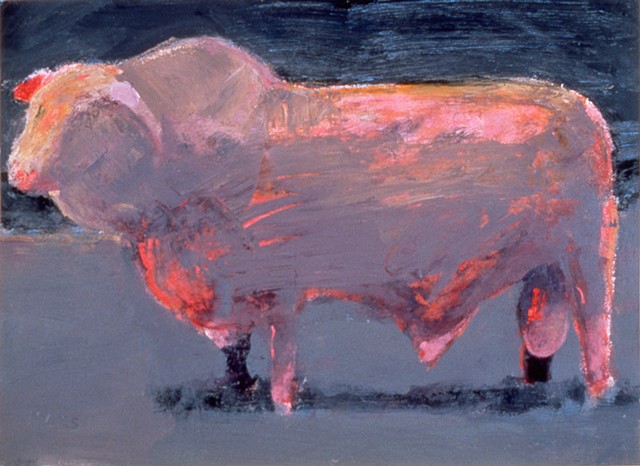 Bull in Moonlight