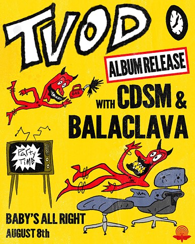 Baby's All Right show flyer 
