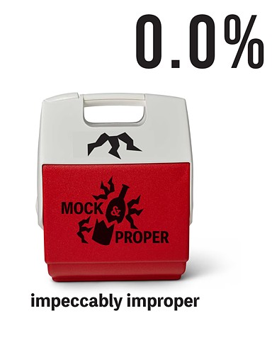 Mock & Proper Wine Logo & Design