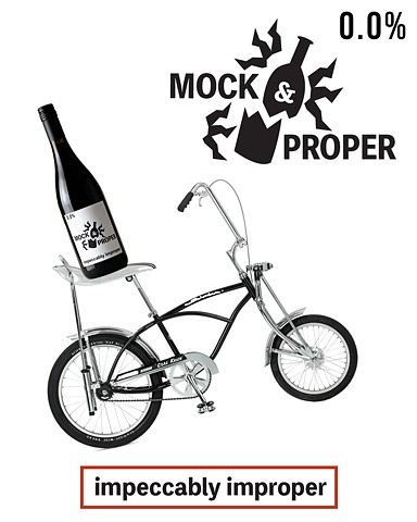 Mock & Proper Wine Logo & Design