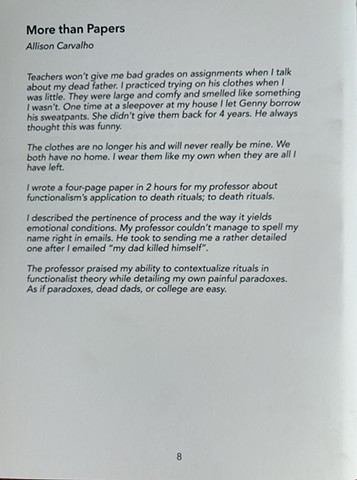 More Than Papers, Voices of Resilience