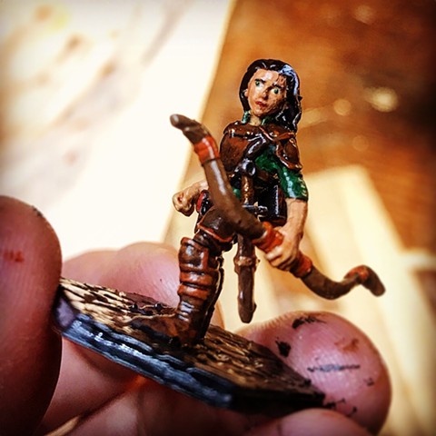 Raven (Dnd character mini)