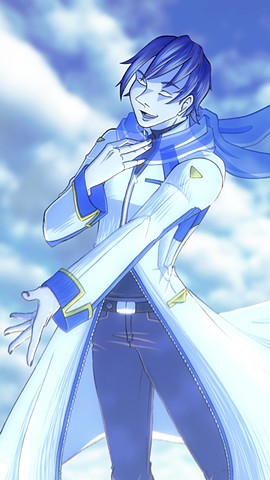 Kaito V3 18th Ann. Speedpaint