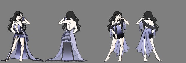 Dark Judas Concept Outfits
