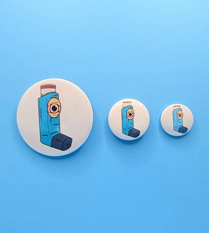 Inhale Design - Metal Badge