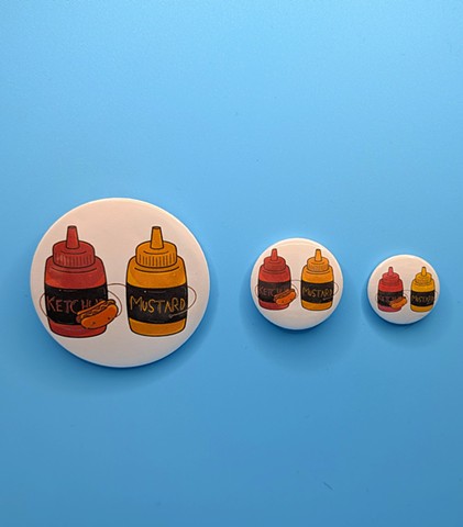 Perfect Pair Design - Metal Badge 