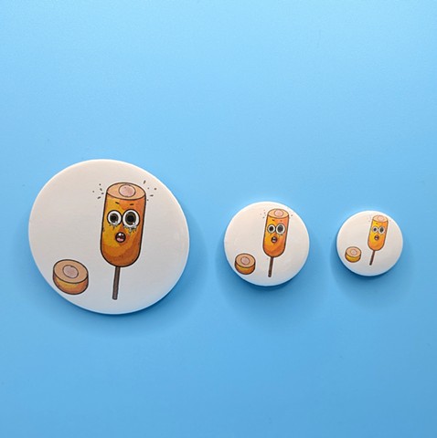Cut Off Design - Metal Badge 