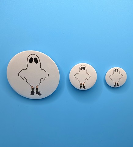 Trick or Treat Design - Metal Badge 