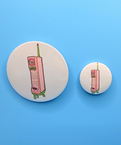 Call Me Design - Metal Badge 