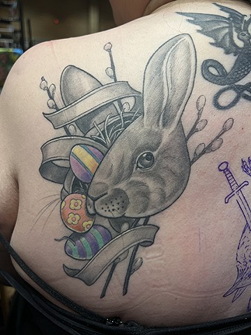 Easter Bunny Split Face