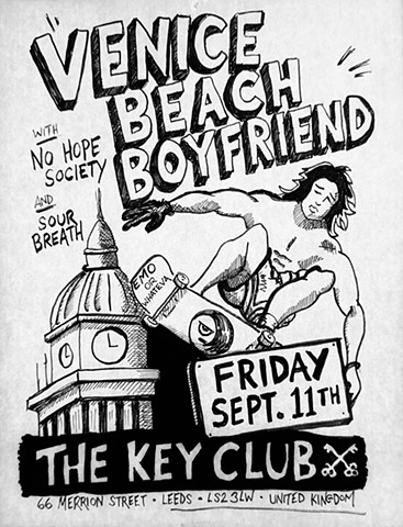 Venice Beach Boyfriend - Gig Poster