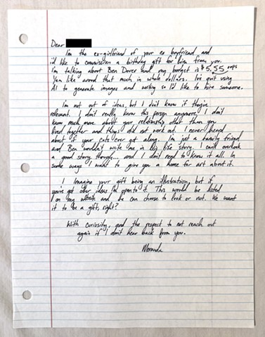 Unsent Letter