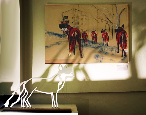 Nachspielzeit und Fuchs, Ausstellung Vence