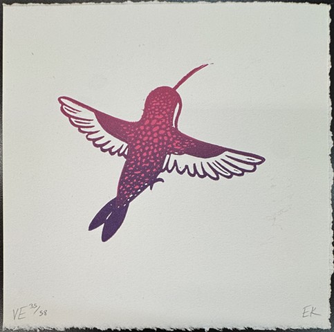 Magenta Hummingbird, Block I