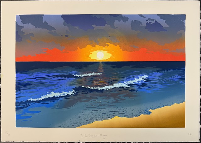 The Eye Over Lake Michigan