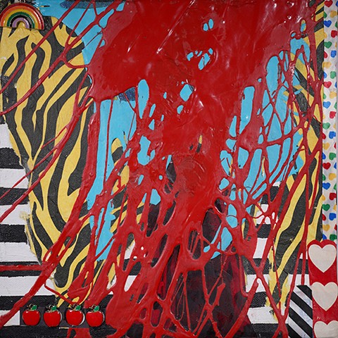 red tiger stripes