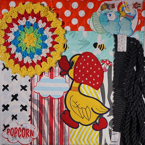 duck doily fringe